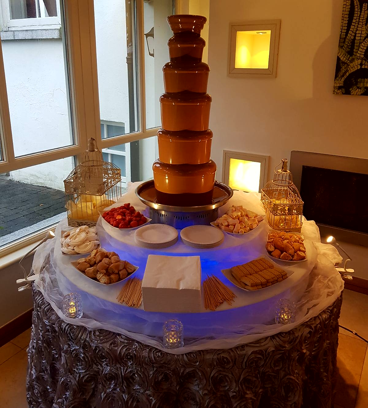 chocolate fountain