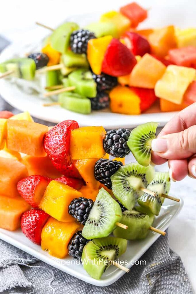 fruit skewers